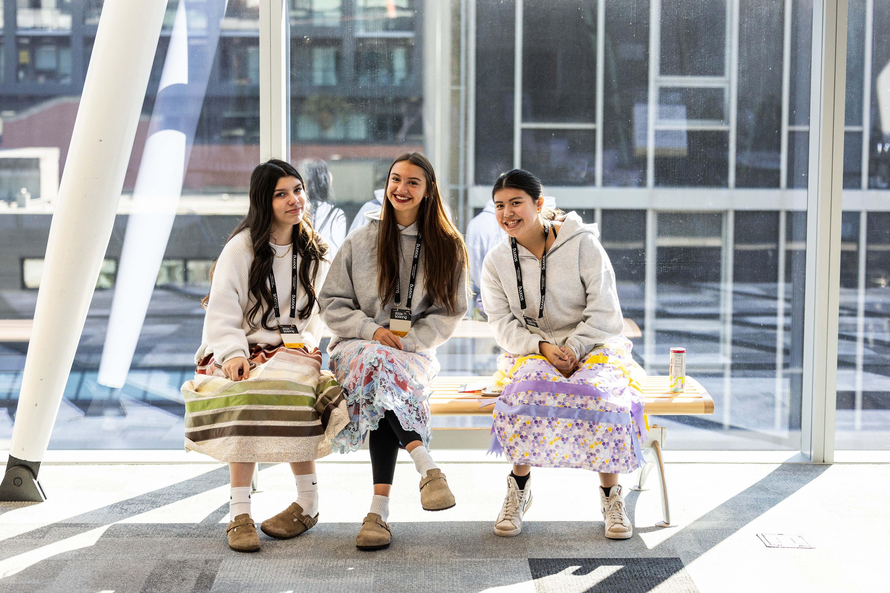 Three students